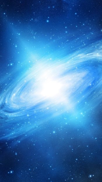 Space Blue Circle Stars Galaxy S3 Wallpaper.