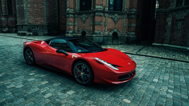 Sporty Ferrari 1080p Car Background.