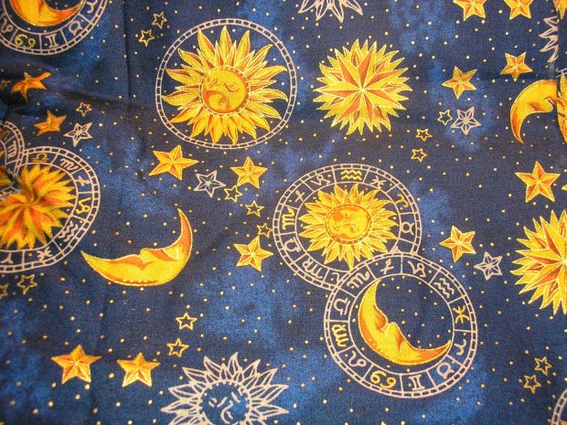 Sun Moon Stars Wallpaper.