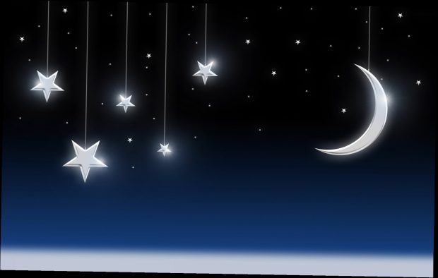 Sun Moon Stars Wallpaper Download Free.