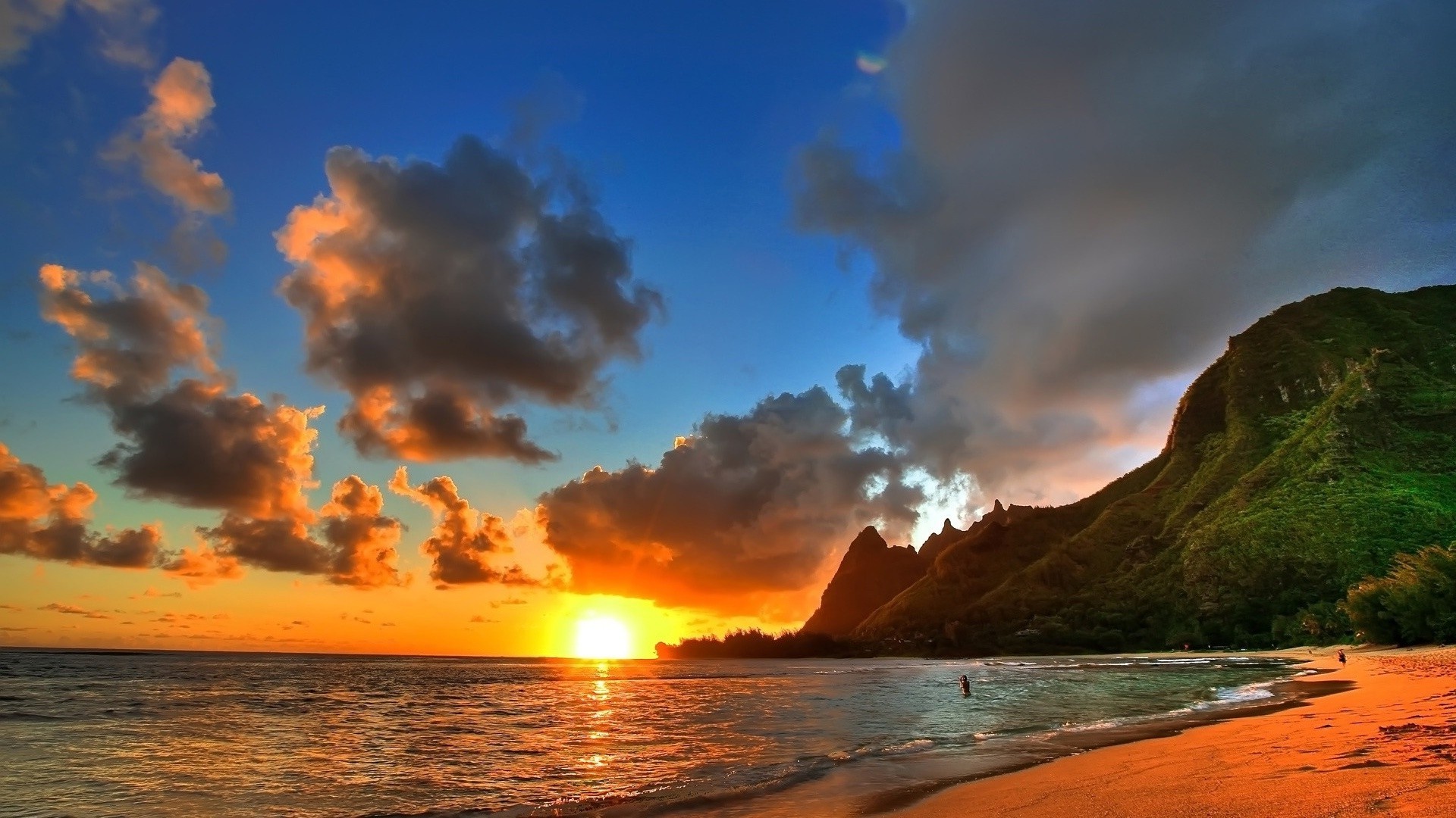 HD Sunset Beaches Backgrounds 