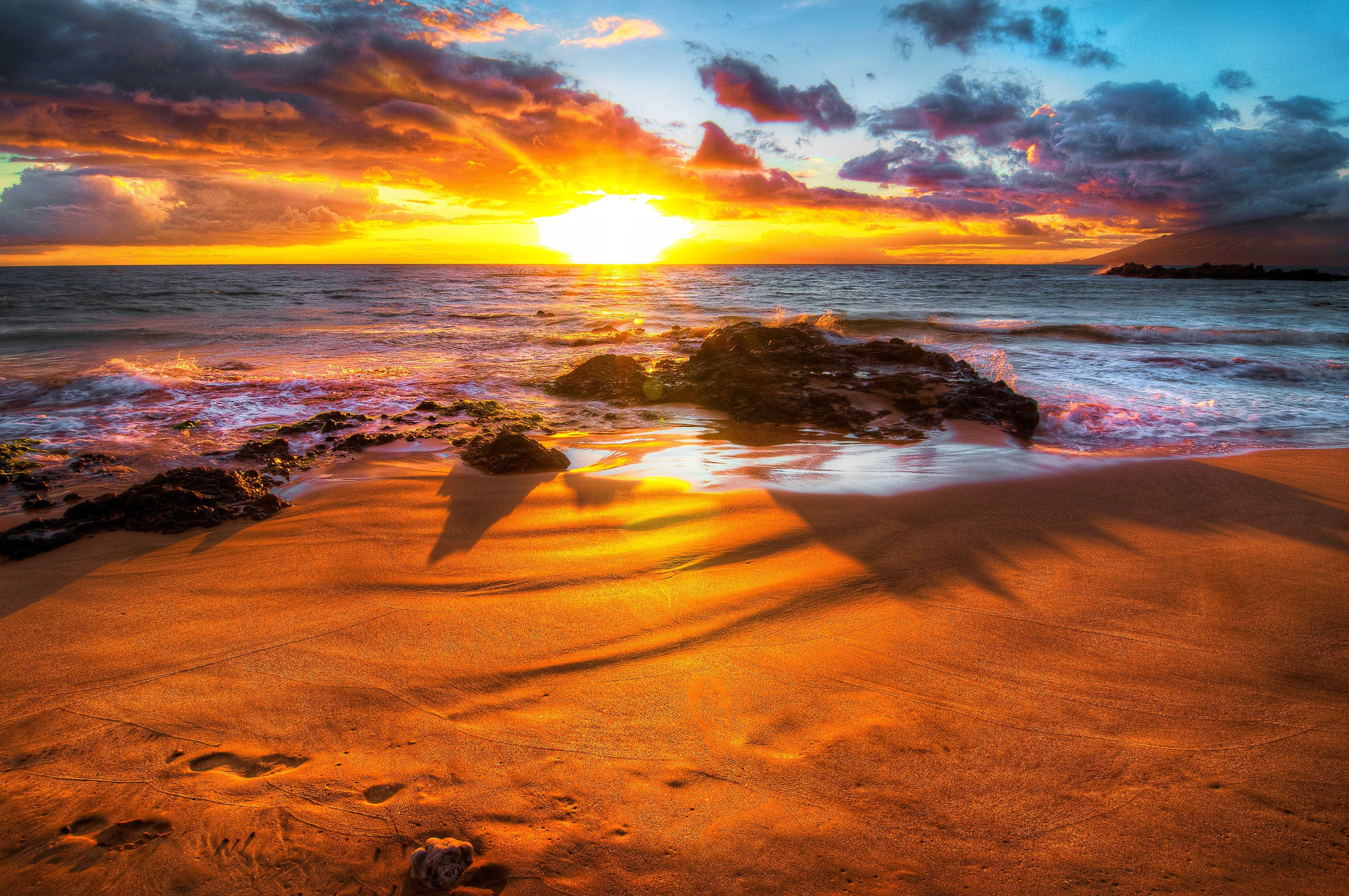 HD Sunset Beaches Backgrounds  PixelsTalk Net