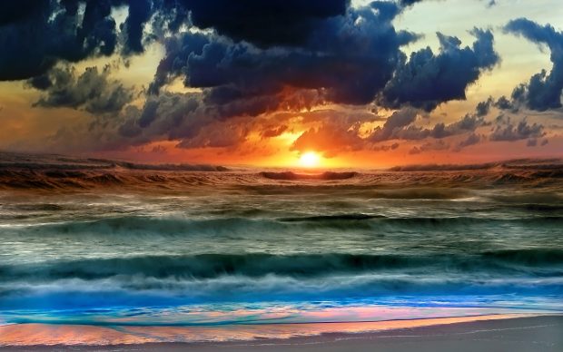 Sunset Beaches Wallpaper.
