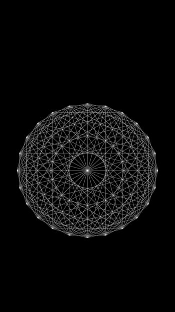 iPhone 6 Wallpaper HD 3D Black.
