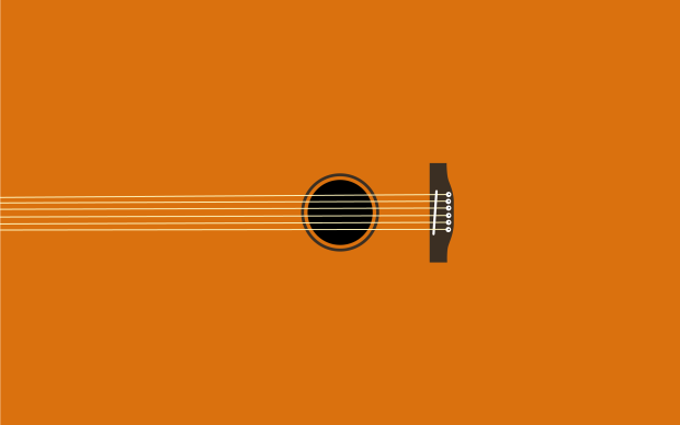 2560x1600 Acoustic Guitar Artwork Wallpaper.