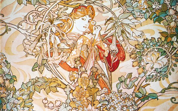 2560x1600 Alphonse Mucha Background.