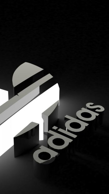 3D Adidas Iphone Logo Background.