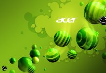 3D Laptop Acer Wallpaper Background.