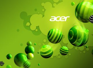 3D Laptop Acer Wallpaper Background.