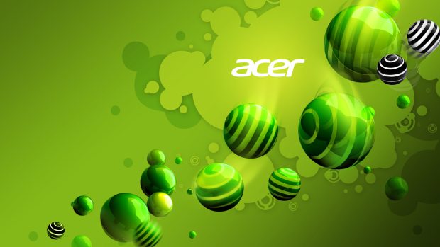 3D Laptop Acer Wallpaper Background.