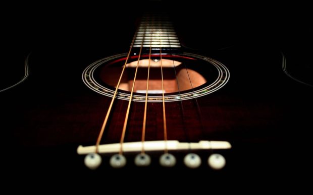 Acoustic Guitar HD Wallpaper.