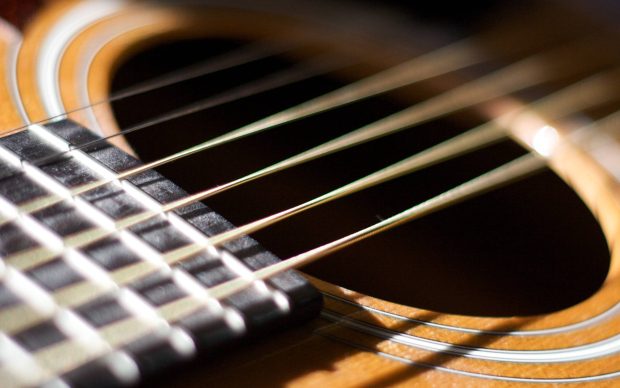 Acoustic Guitar Wallpaper HD.