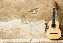 Acoustic Guitar Wallpaper for Desktop HD.