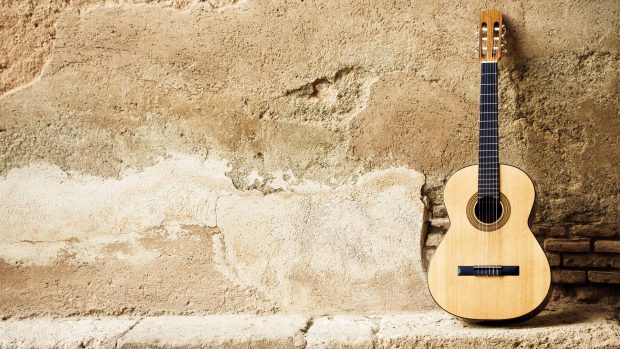 Acoustic Guitar Wallpaper for Desktop HD.