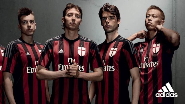 Adidas AC Milan Background.