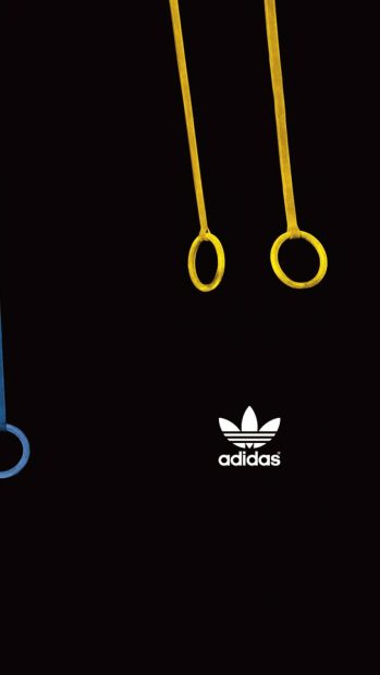 Adidas Iphone Rope Multicolored Rings Sports Background.