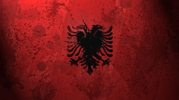 Albanian Flag HD Wallpaper.
