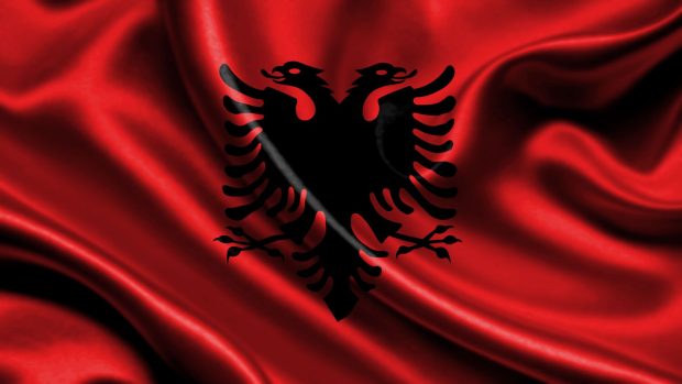 Albanian Flag Wallpaper HD.