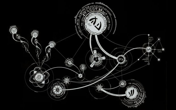 Alchemy Symbols Wallpaper.