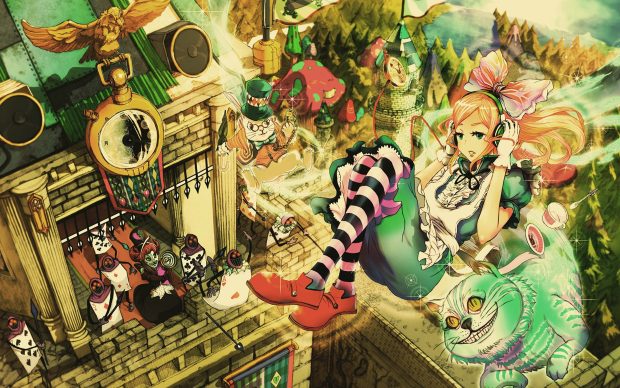 Alice in Wonderland HD Wallpaper.