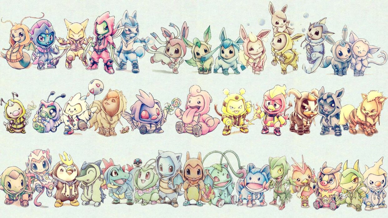 All Pokemon Background - PixelsTalk