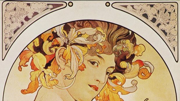 Alphonse Mucha Background 1920x1080.