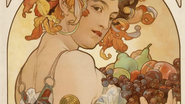 Alphonse Mucha Desktop Wallpaper.