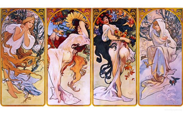 Alphonse Mucha Wallpaper HD.