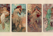 Alphonse Mucha Widescreen Wallpaper.