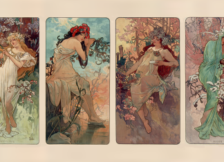 Alphonse Mucha Widescreen Wallpaper.