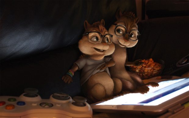 Alvin and The Chipmunks Movie Background.
