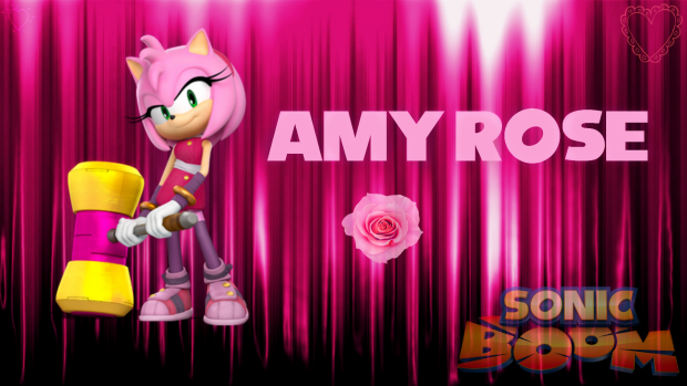 Amy Rose Full HD Wallpaper.