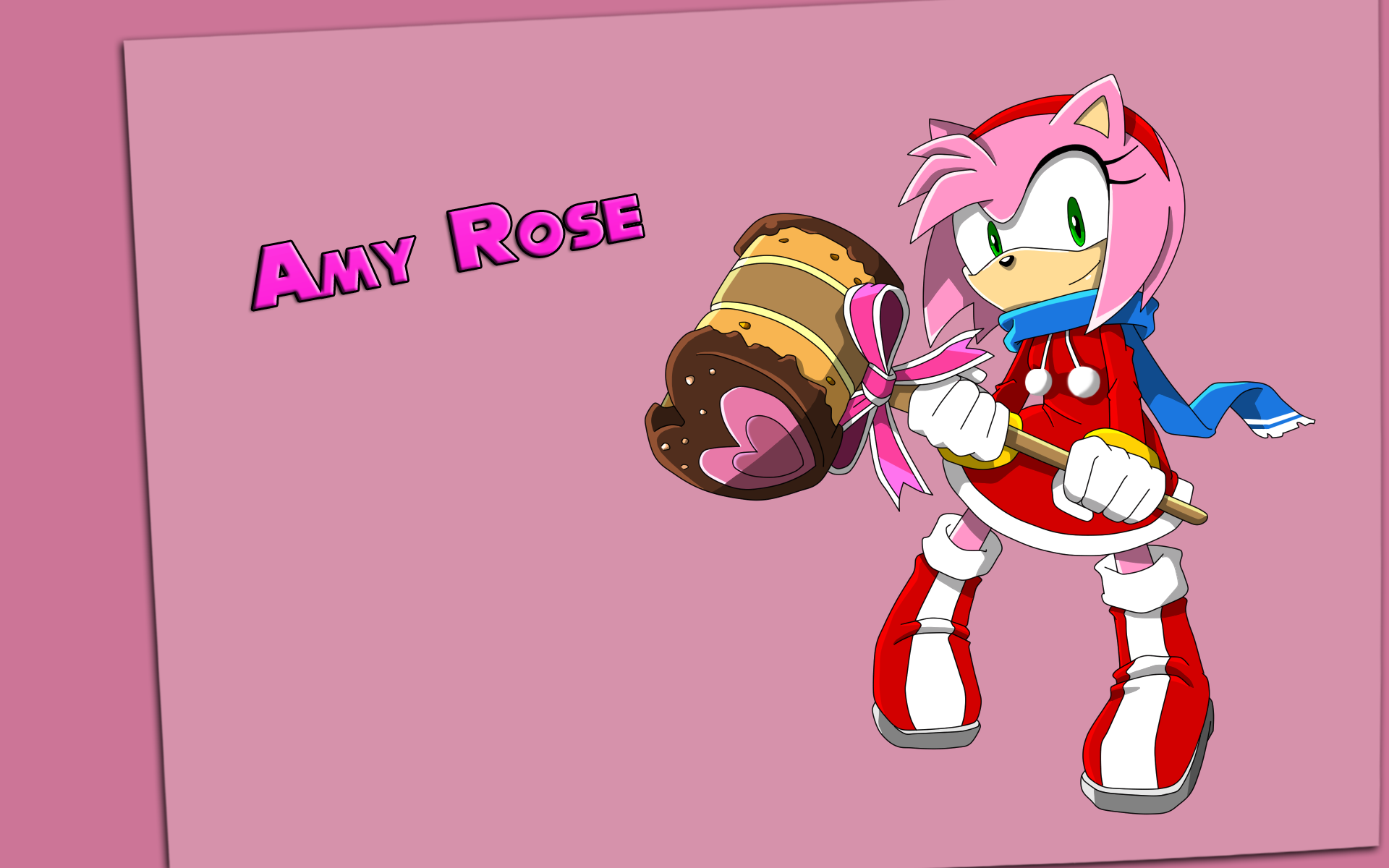 Pink Rose  Sonic y amy Dibujos bonitos Dibujos