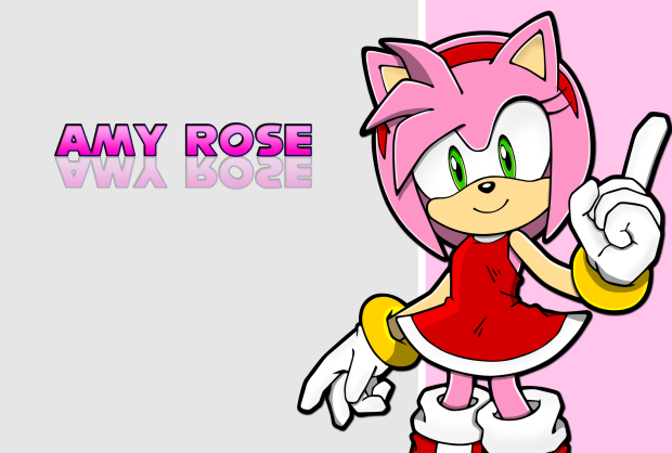 Amy Rose Wallpaper 2 by Hinata70756.