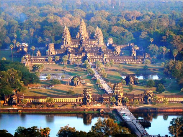 Angkor Wat Background HD.