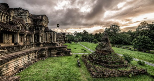 Angkor Wat Background for Desktop.