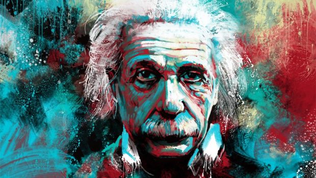 Art Albert Einstein Wallpaper.