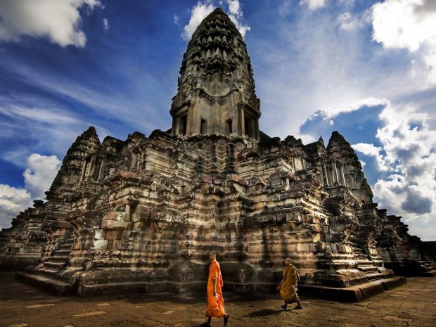 Awesome Angkor Wat Background.