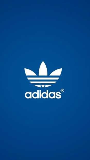 Blue Adidas Iphone Wallpaper.