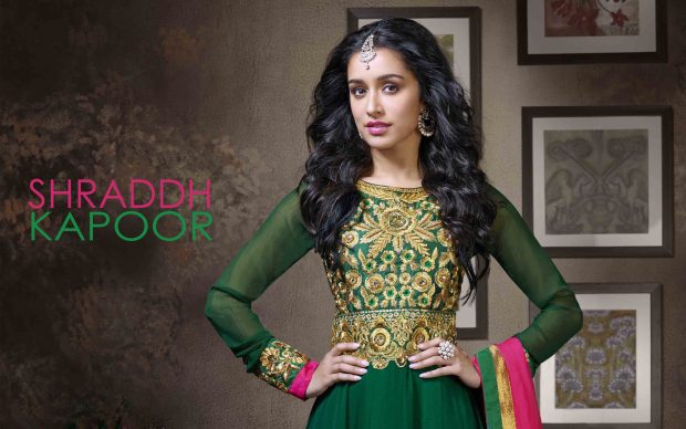 Bollywood Actress Shraddha Kapoor Background.