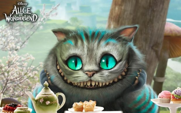 Cheshire Cat Alice in Wonderland Photo.
