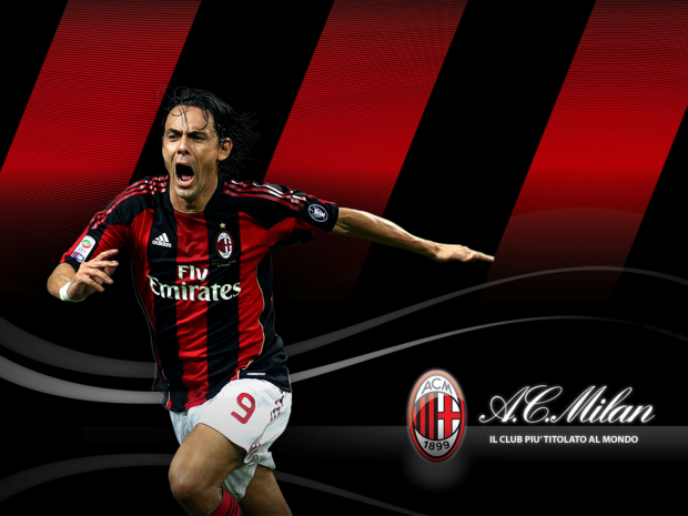 Filippo Inzaghi Ac Milan Wallpaper.