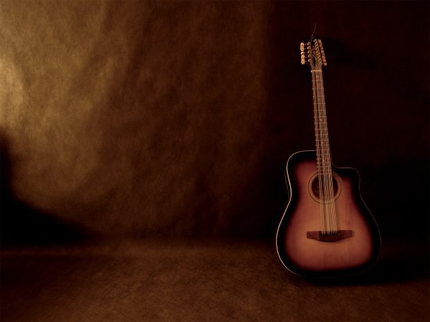 Free Download Acoustic Guitar Wallpaper.