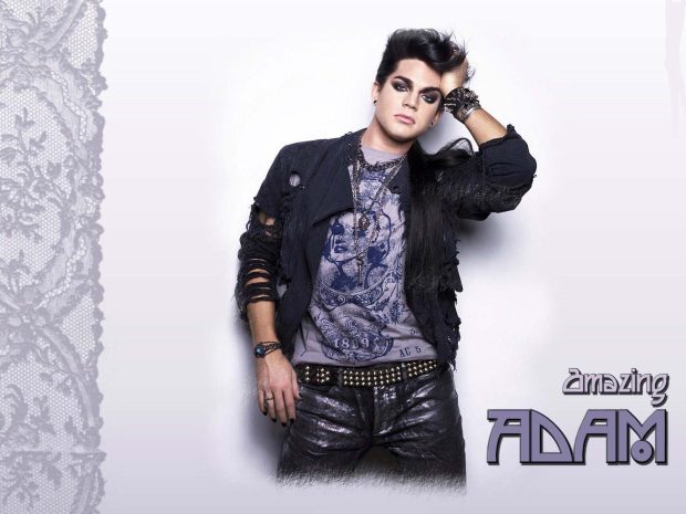 Free Download Adam Lambert Desktop Wallpaper HD.