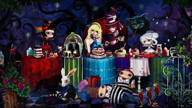Free Download Alice in Wonderland Wallpaper.