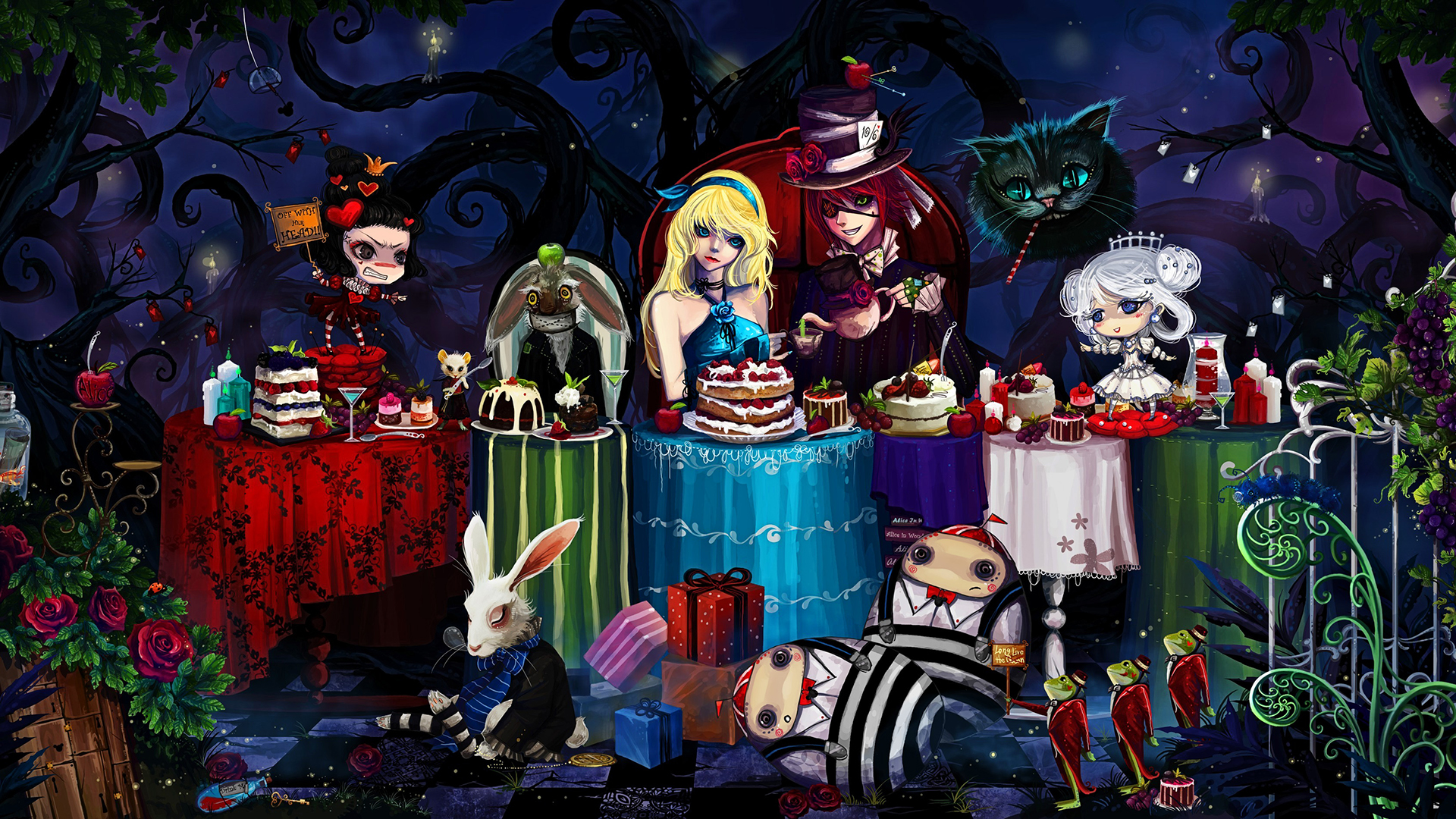 HD Alice in Wonderland Wallpaper | PixelsTalk.Net