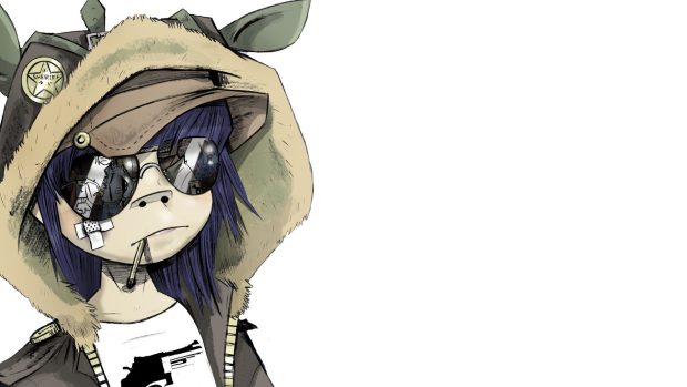 Gorillaz 2D Background.