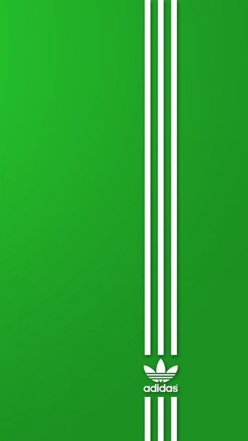 Green Adidas Iphone Wallpaper.