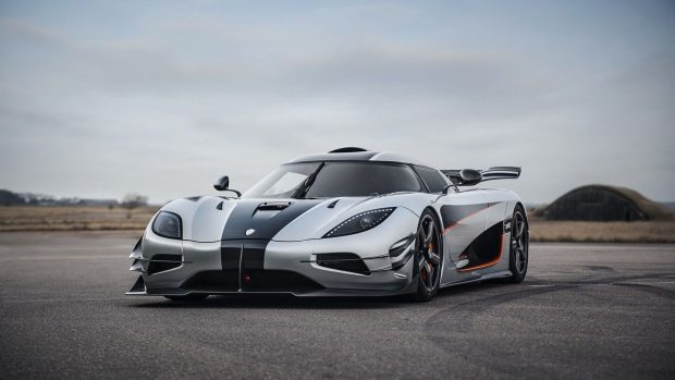 Grey Koenigsegg Agera R Wallpaper HD.