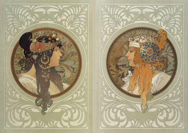 HD Alphonse Mucha Wallpaper.